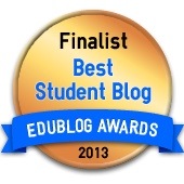 Edublog Best Student Blog 2013 Finalist